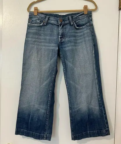 7 For All Mankind  Dojo Crop Jeans Size 30 7FAMK