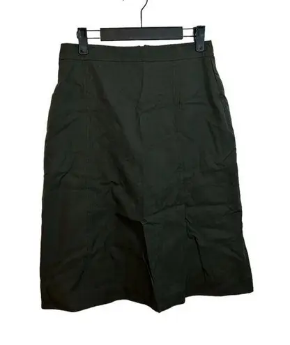 barney's new york Barney’s New York Olive Green A-Line Skirt