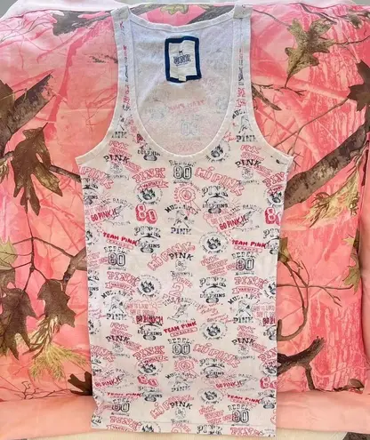 PINK - Victoria's Secret y2k 2000s victoria’s secret PINK sporty cheerleader print cami
