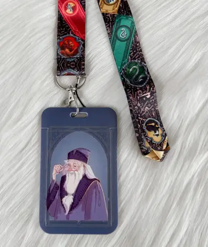 Harry Potter Professor Dumbledore lanyard with Id/ card holder