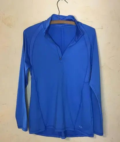 Champion  BLUE PULLOVER 1/4 ZIP TRACK SWEATER WOMENS SIZE SMALL RETAIL $45