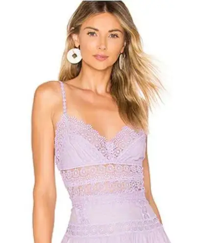 Charo Ruiz Ibiza Dana Top Tank Crochet In Malva Purple Size Small NWT