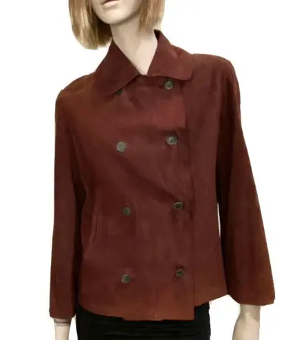 Loewe Reversible Peacoat Suede Soft Leather Jacket M/L