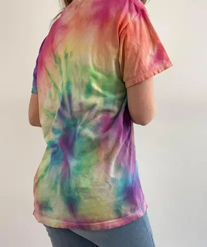 Custom Reworked Tie Dye Bedazzled Tee Size L
