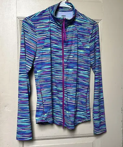 Title Nine Womens Medium Purple Green Jacket