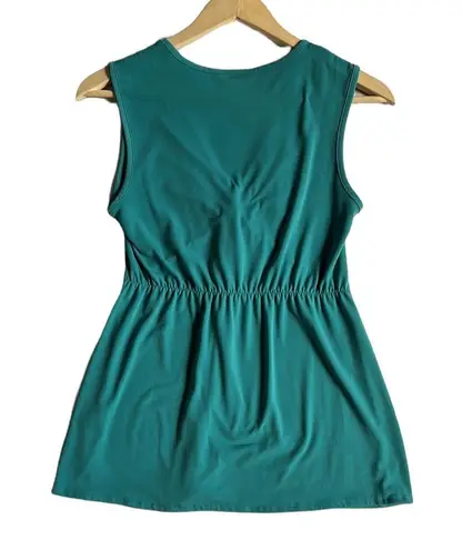 Banana Republic Factory Seafoam Green Sleeveless Twist Front Tank Top Size Small