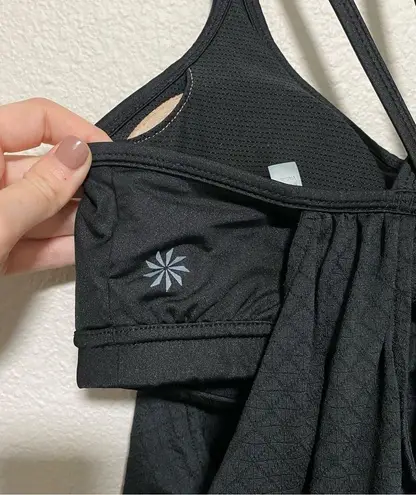 Athleta  Black Tanktop with Built in Sports Bra