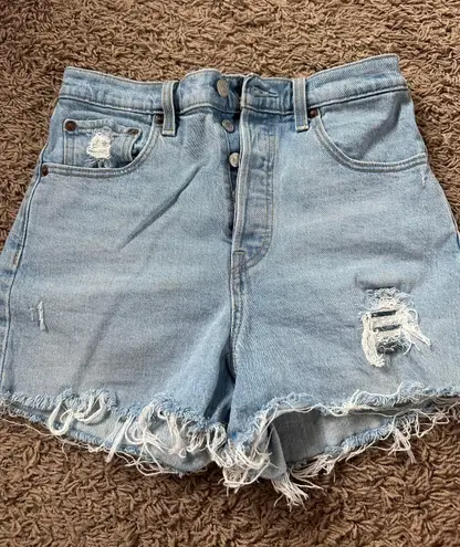 Levi's ribcage shorts