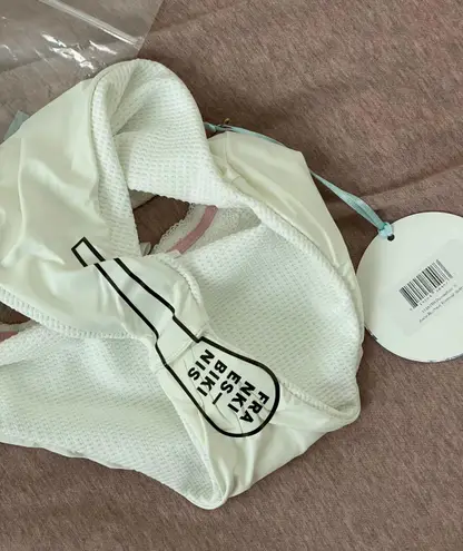 frankie's bikinis x GIGI HADID Anne Waffle High Waist Bikini Bottom