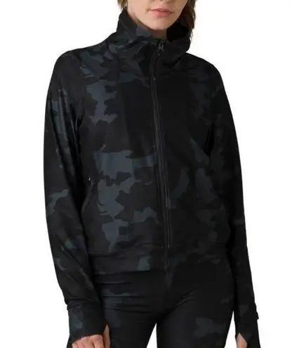 prAna  | Women’s Layna Jacket | Black & Gray Camouflage Pattern | Size L | NWT