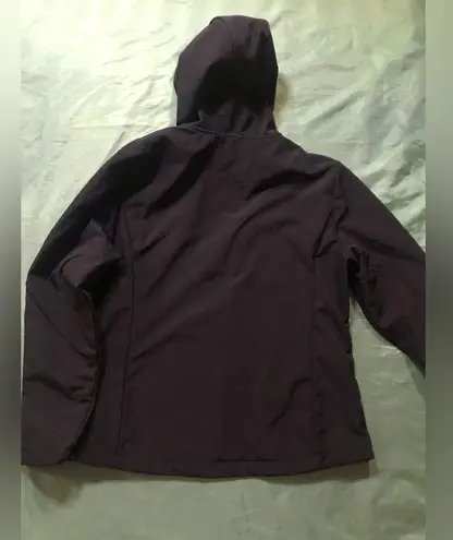 Port Authority Women’s Black Thick Hooded Jacket Size L