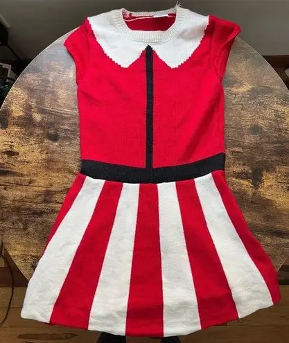 New York Laundry Holiday Classics ladies Santa knit swing dress. Size: S.