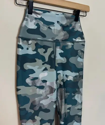 Carbon 38 - Metallic Camo 7/8 Legging Athletic Workout Training Gym CrossFit Yoga