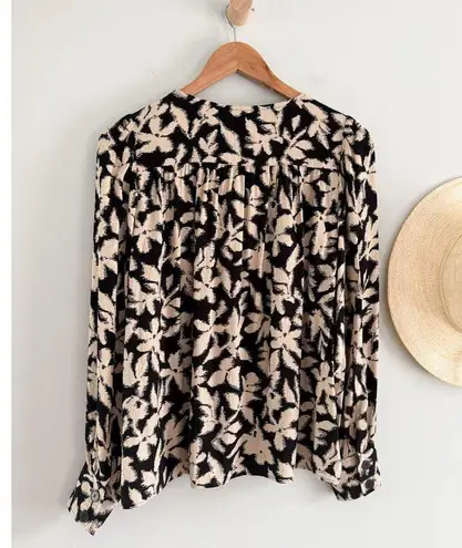 Sézane | Sezane | Linon Blouse in Black & White | Sz 34 / US Sz 2