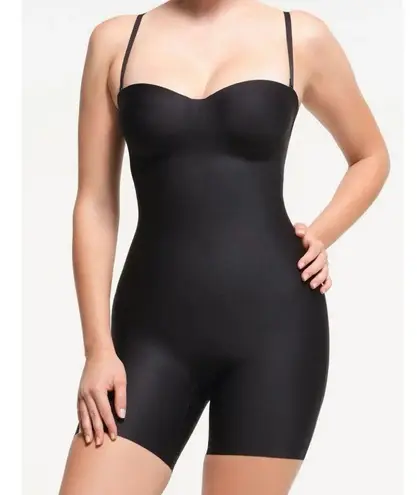 SKIMS NWT Women's Body Underwire Mid-thigh Bodysuit Onyx/ Black Size XL