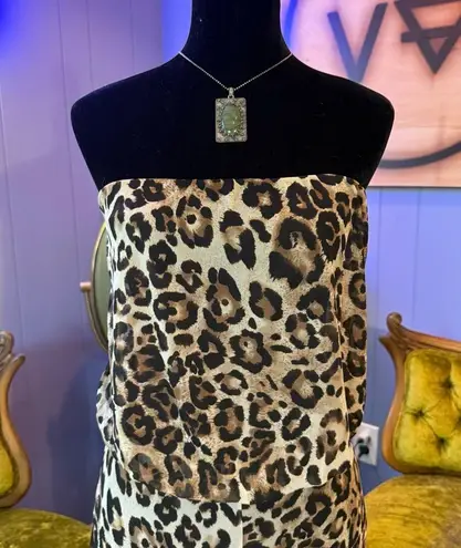 Vintage Y2K Leopard Print Semi