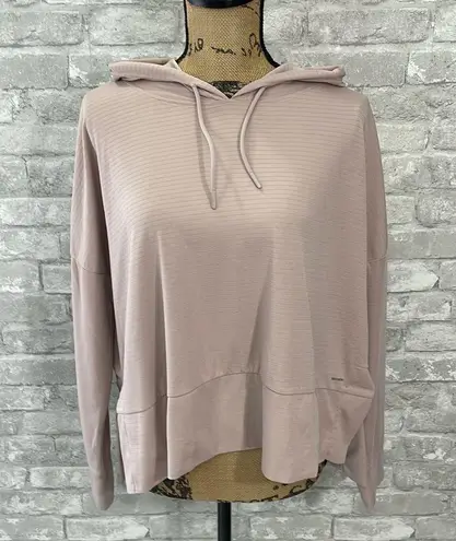 Mondetta Lightweight Ottoman Hoodie Pink Cloud Pullover