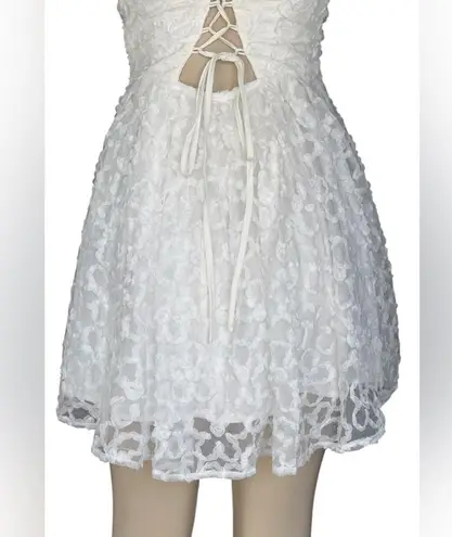 Lulus Flowery Flirtation White Tulle Lace