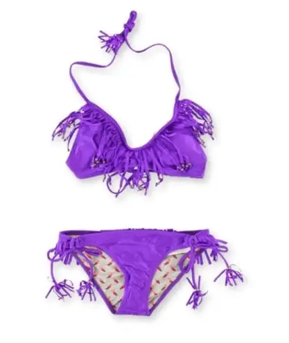 Raisin's Juniors' Luna Side-Tie Bikini Swimsuit Set