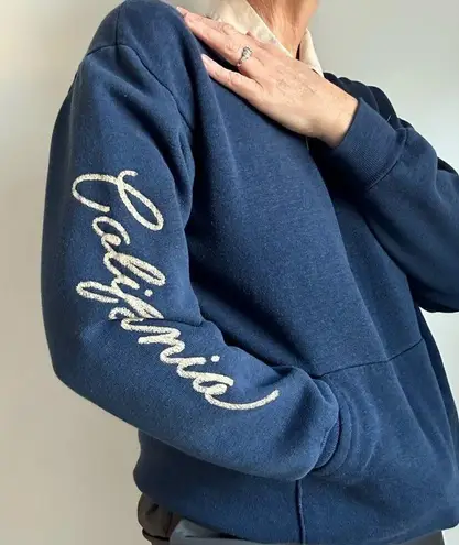 Vintage 70s Sweatshirt/Polo single Stitch Blue California Tourist Graphic Logo M Size M