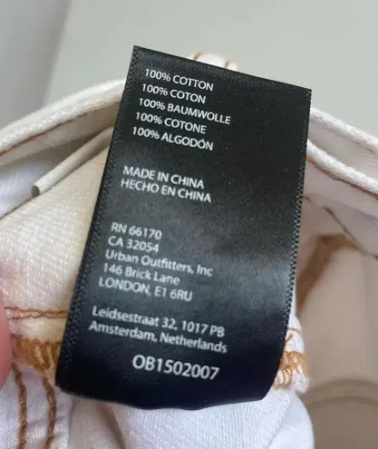 BDG  baggy high rise baggy white painter pants jeans Urban Outfitters Size 25 006