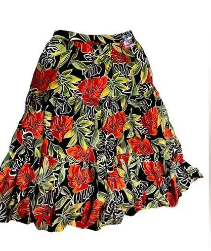 Panama Jack NWT , Long, Floral, Lightweight, Medium, Maxi Skirt.