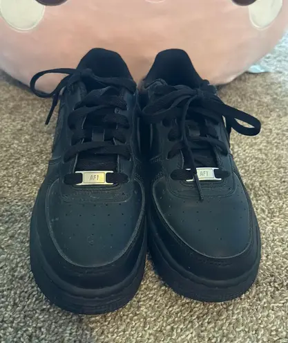 Nike Black Air Force 1s