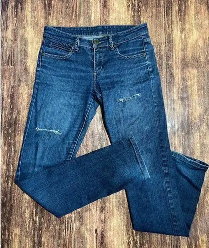 BCBGMAXAZRIA  BLUE PASSION SKINNY LEG JEAN KSJ21538/B330 SIZE 28