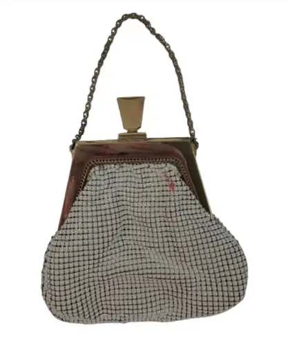 Whiting & Davis Vintage Chain Handle Mesh Bag - Image 2