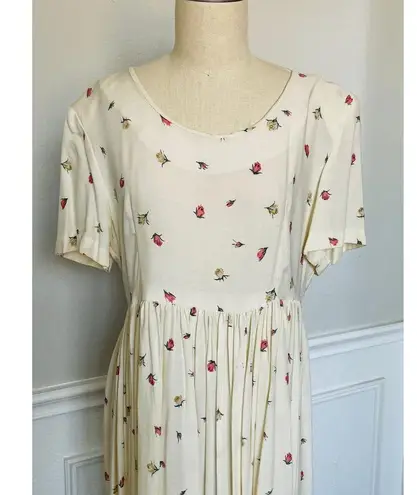 Vintage K.C. Spencer NY Floral Maxi Dress Pink Size 12