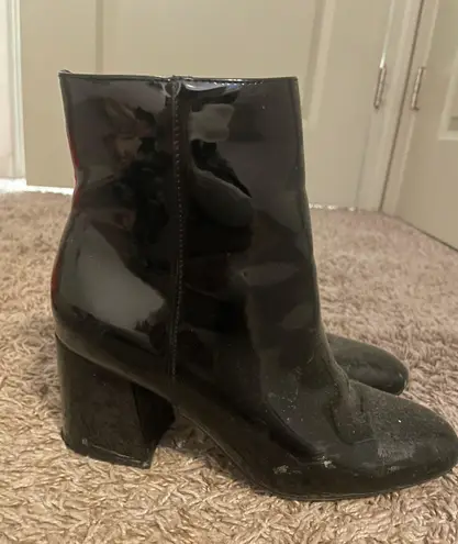 SheIn Black Leather Boots