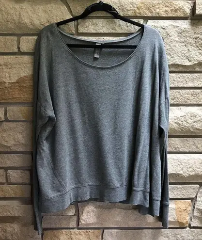 Sweaty Betty  SIMHASANA CREWNECK RAGLAN SLEEVE SWEATSHIRT charcoal grey XL