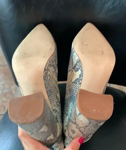 Amazon Snakeskin print mid ankle Boots European size 3 but fits like a size 5 thumbnail 5