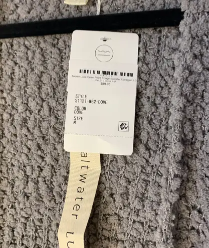 Saltwater Luxe NWT Capri Cardigan Fringe Sweater