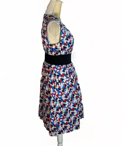 Tracy Reese Plenty Confetti Print Sleeveless A Line Dress US Size 2