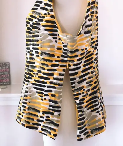 Kasper Helix Scuba Crepe Top, Size 12, NEW w/Tag Yellow