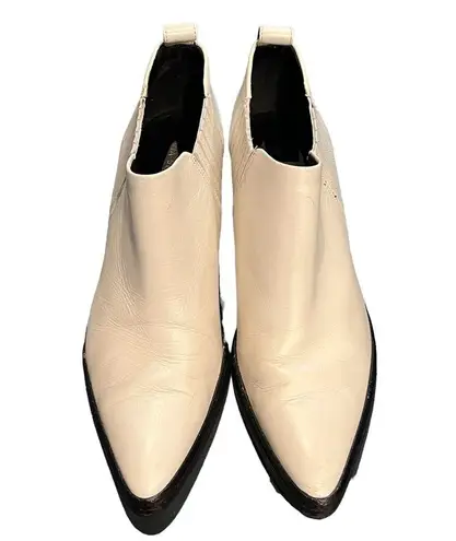 via spiga Bone Leather Women’s Western Ankle Booties