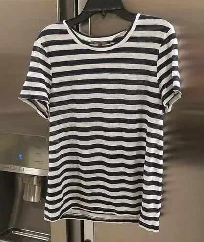 Michael Stars 💕💕 Short Sleeve Striped T-Shirt ~ Black & White Stripes Small