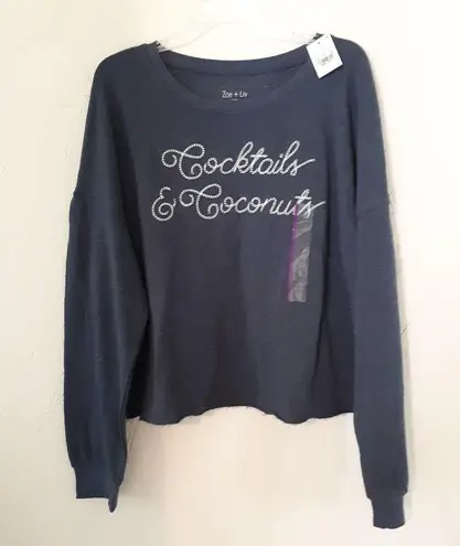 Zoe & Liv Extra Large Graphic Sweatshirt Long Sleeve