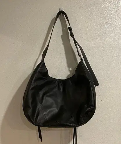 Vince Camuto  Black Leather Grady Hobo Bag