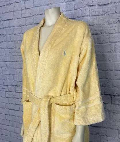 Ralph Lauren Vintage  His & Her Terry towel robe in yellow size M & L