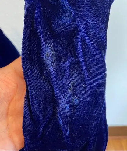 Gunne Sax Vintage 70s Renaissance Victorian Long Sleeve Velvet Lace Dress