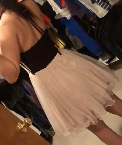 Windsor Blush and Black Dress (homecoming dress)