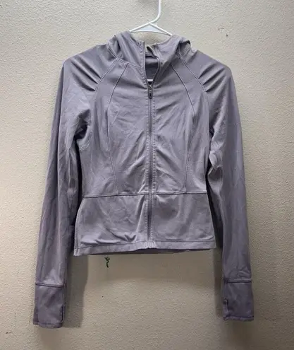 Lululemon  Jacket Women 4 Purple Move With Ease Hoodie Full Zip Athleisure Yoga