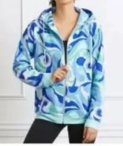 Hill House  Kaleidoscope The Allie Zip Up Hoodie Small