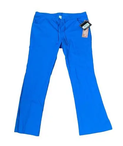 Dickies Medical Flare Scrub Pants Petite Slit Hem Drawstring Waist Women XSP NWT