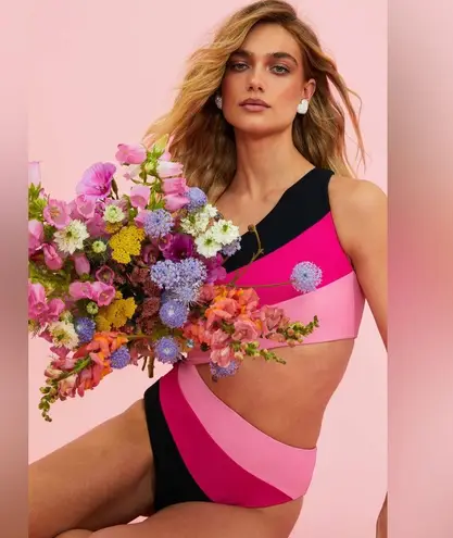 Beach Riot Joyce One Piece Amour Colorblock, size Medium , BRAND NEW, $168