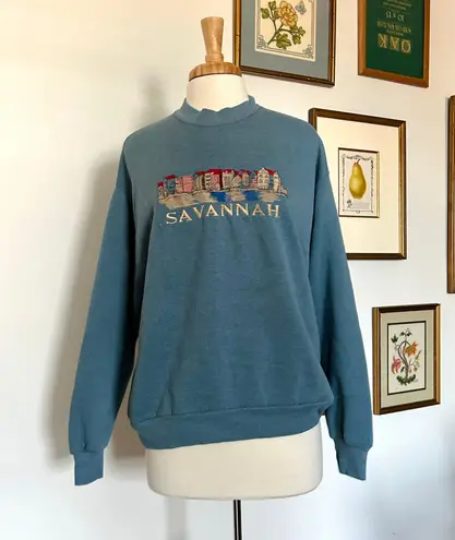 vintage savannah Georgia Blue sweatshirt