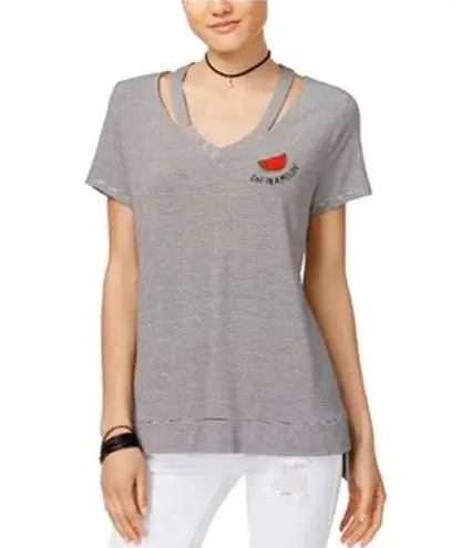 Miss Chievous Cutout Embroidered T-Shirt