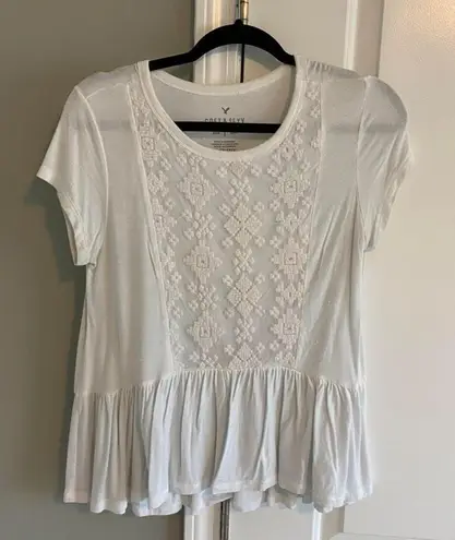 American Eagle Peplum Tee